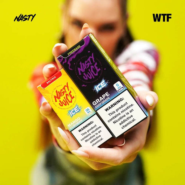 Nasty Ice E-Juice – Salt Nic 30ml (20mg / 35mg / 50mg) & Freebase 60ml (6mg) - Vape King