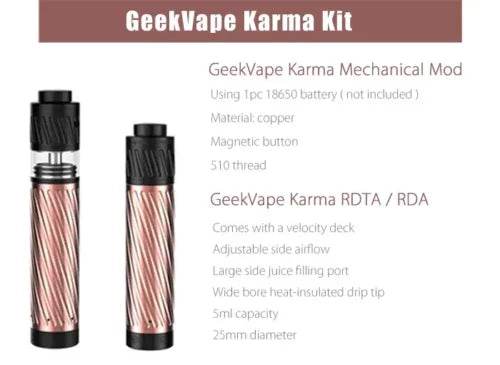 Geekvape Karma Mechanical Kit - Vape King