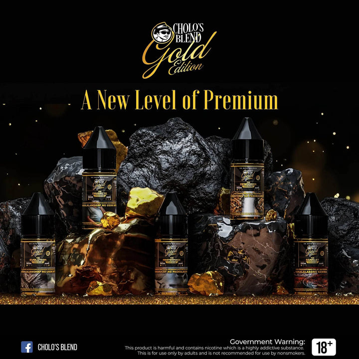 Cholos Blend Gold Edition Salt Nic E-Juice – 30ml (25MG) - Vape King