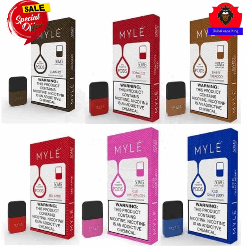 MYLE BUNDLE PODS PROMO- 5 pcks each BOX - Dubai Vape King