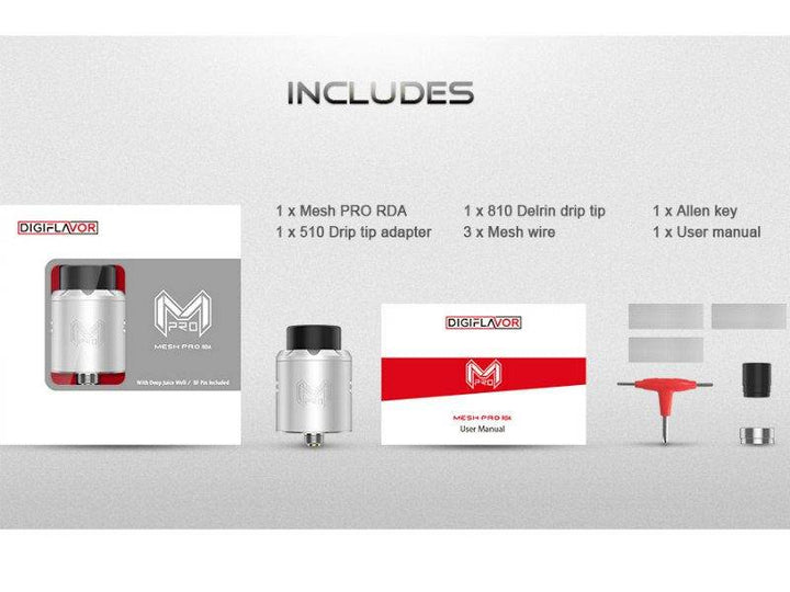 Digiflavor Mesh Pro RDA Tank - Vape King