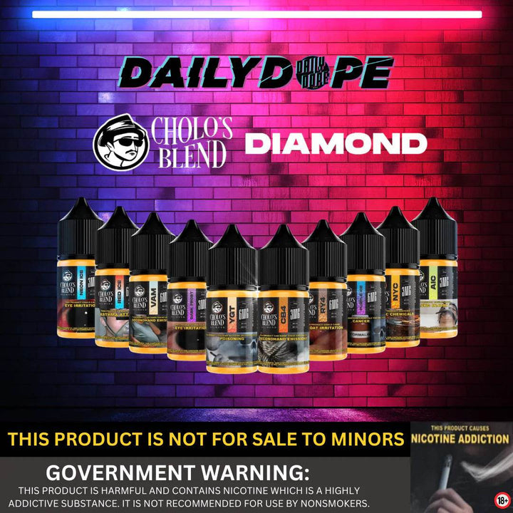 Cholos Blend Diamond Freebase E-Juice – 30ml (6mg / 12mg) - Vape King