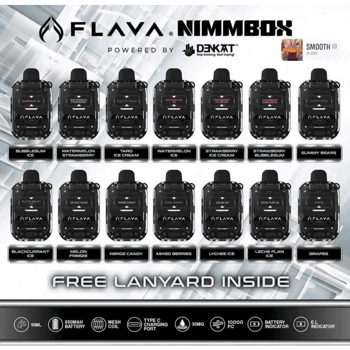 FLAVA Nimmbox 10000 Puffs Disposable Device - Vape King