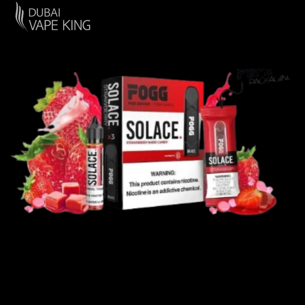 FOGG SOLACE DISPOSABLE POD- Strawberry Hard Candy