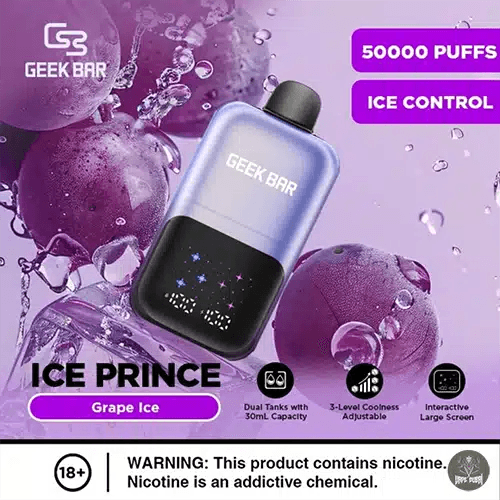 Geekbar Ice PRINCE 50K Disposable Vape – Ice Control - Vape King