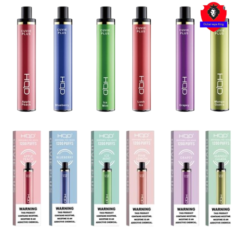 HQD CUVIE PLUS 12000 PUFFS DISPOSABLE POD DEVICE - Dubai Vape King