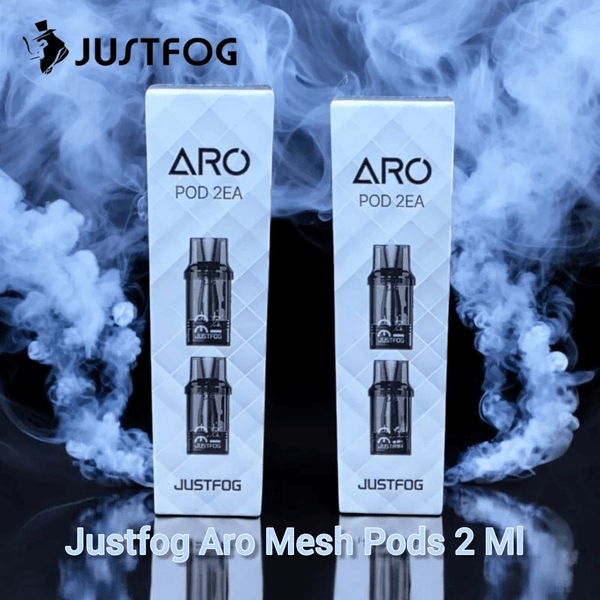 Justfog ARO Mesh Replacement Pods – 2ml Refillable (0.8Ω / 2-Pack) - Vape King