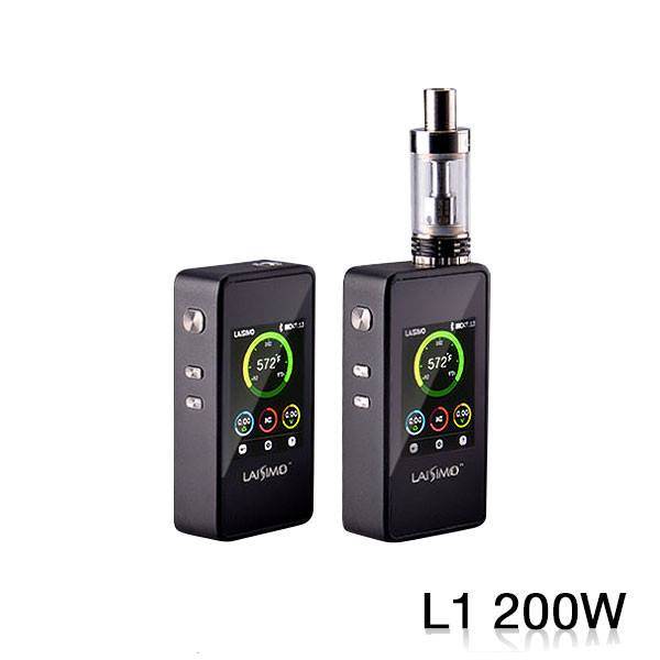 Laisimo L1 200W Bluetooth Touchscreen TC Box Mod - Vape King