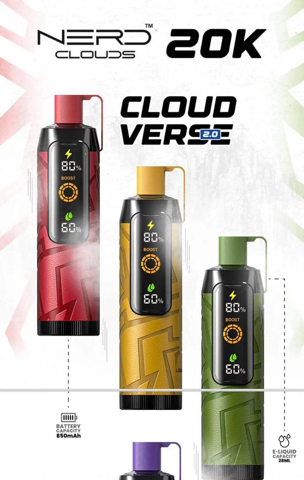 NERD Cloud 20000 Puffs Disposable Vape - Vape King