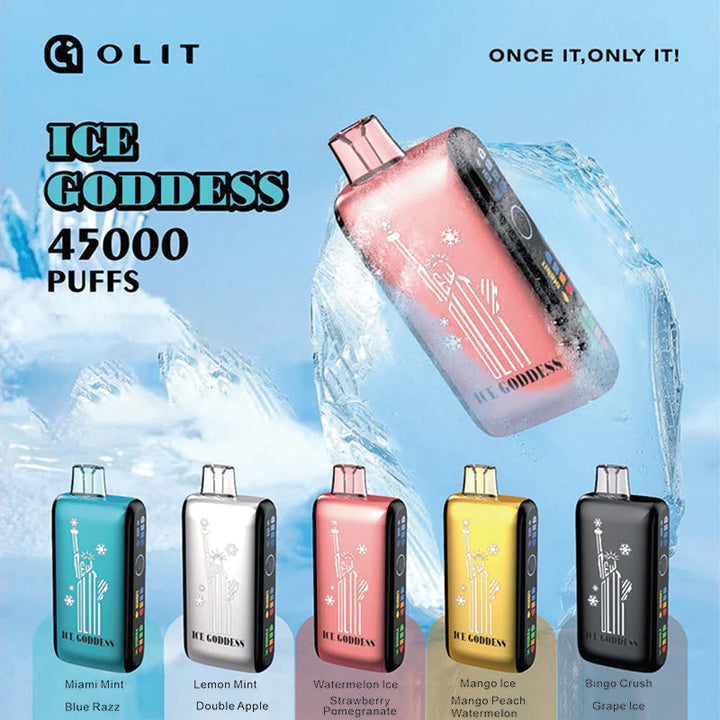 OLIT ICE CODDESS 45000 Puffs Disposable Device OLIT