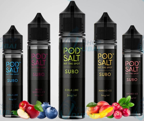 Pod Salt Subo E-Juice 50ml – 3mg Freebase E-Liquid - Vape King