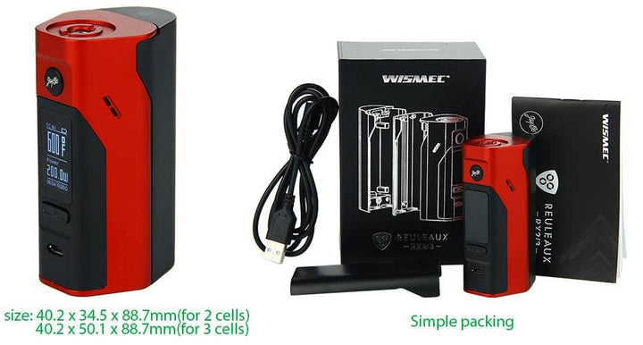 Wismec Reuleaux RX2/3 200W - Vape King