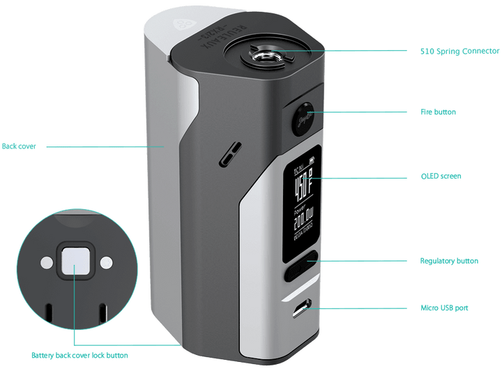 Wismec Reuleaux RX2/3 200W - Vape King