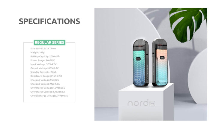 SMOK Nord 5 Pod Kit – 2000mAh 80W - Vape King