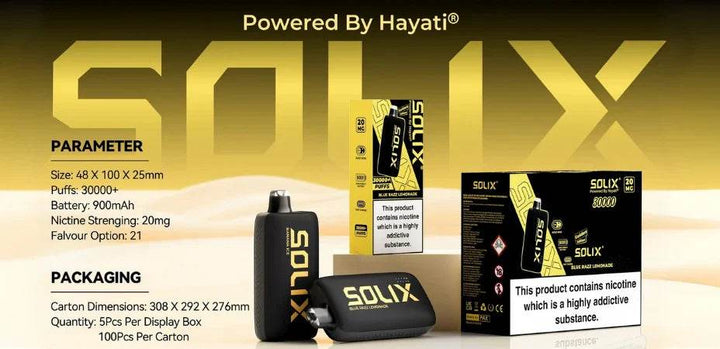 Hayati Solix 30K Puffs Disposable Vape Device - Vape King