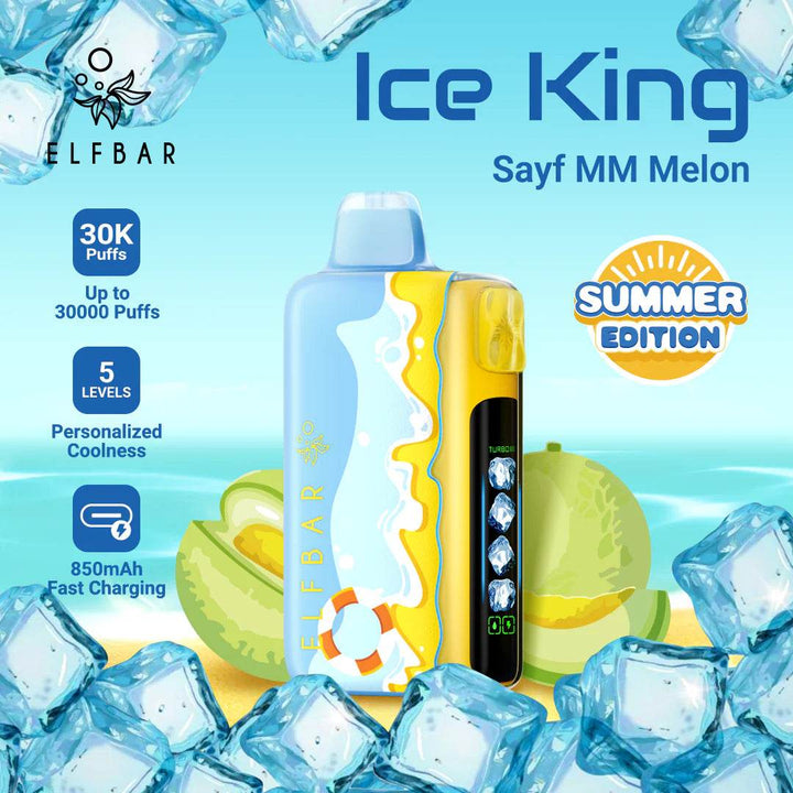 Elf Bar Ice King Summer Edition – 30,000 Puffs - Vape King