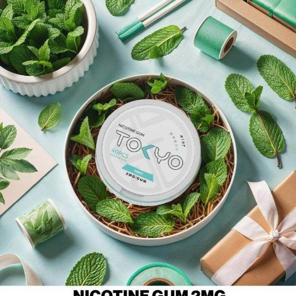 Tokyo Nicotine Gum – 2mg (40 Pieces) - Vape King