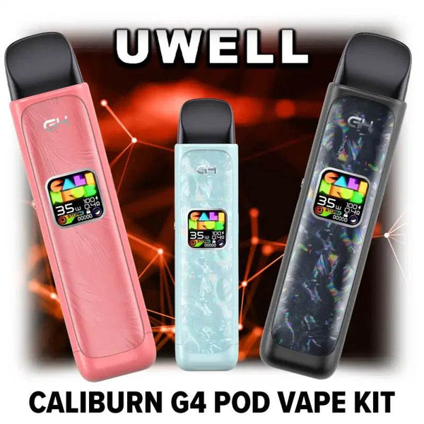 Uwell Caliburn G4 Pod Kit – 1300mAh Pod System - Vape King