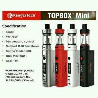 KangerTech Topbox Mini Kit – 75W - Vape King