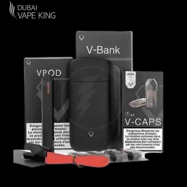 VPOD Kit with V-Bank 2500mAh + V-Caps Replacement Pods
