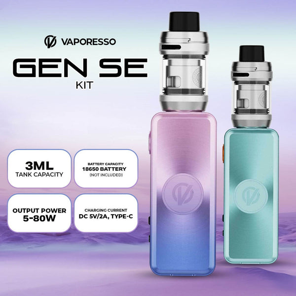 Vaporesso Gen SE Kit – 80W 18650 Mod & iTank T - Vape King