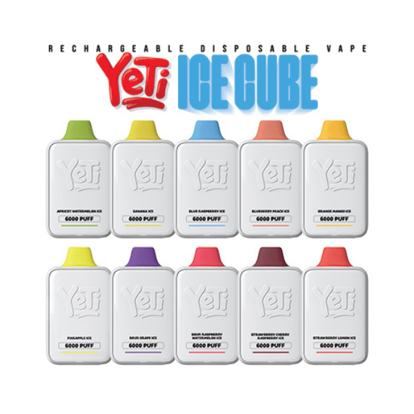 YETI ICE CUBE DISPOSABLE VAPE 6000 PUFFS - Dubai Vape King