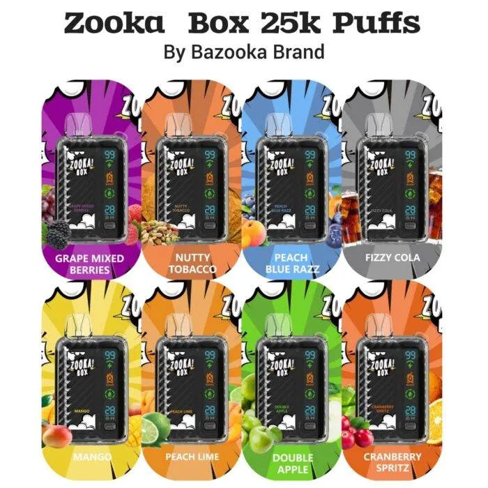 ZOOKA BOX 25000 Puffs Disposable Device Bazooka