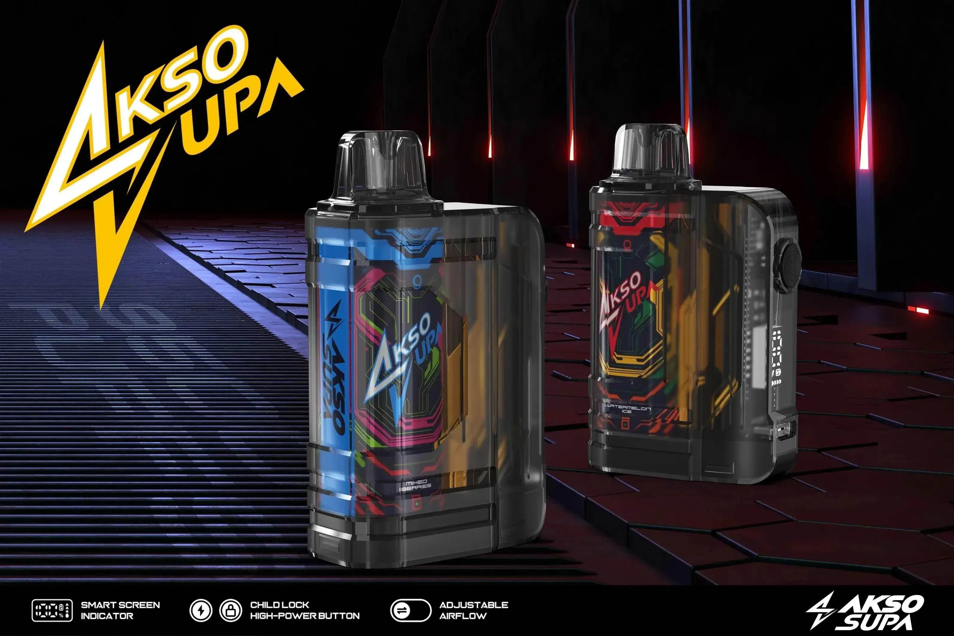 AKSO SUPA 9500 Puffs Disposable Vape – Nutty Tobacco