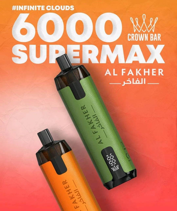 Al Fakher Crown Bar Supermax 6000 Puffs Disposable Vape - Vape King