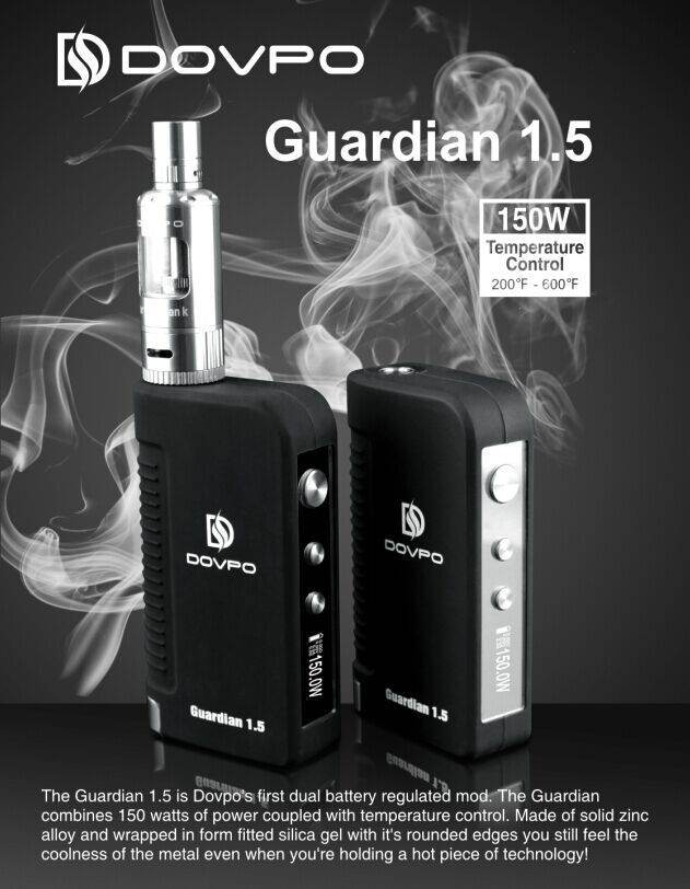 DOVPO Guardian 1.5 150W Temp‑Control Box Mod - Vape King
