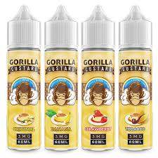 Gorilla Custard E-Juice – 3mg (60ml / 100ml) - Vape King