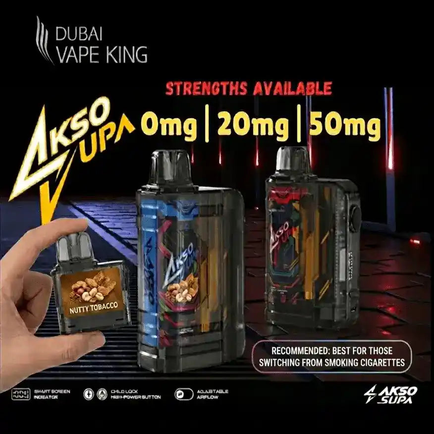 Dubai Vape King Banner for the Website in Mobile UAE