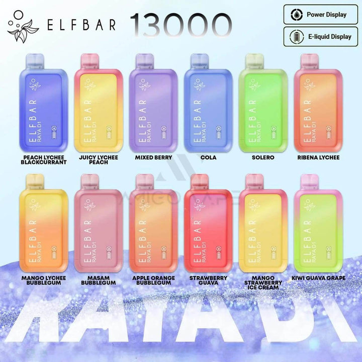 Elfbar RAYA D1 13000 Puffs Disposable Vape Device - Vape King