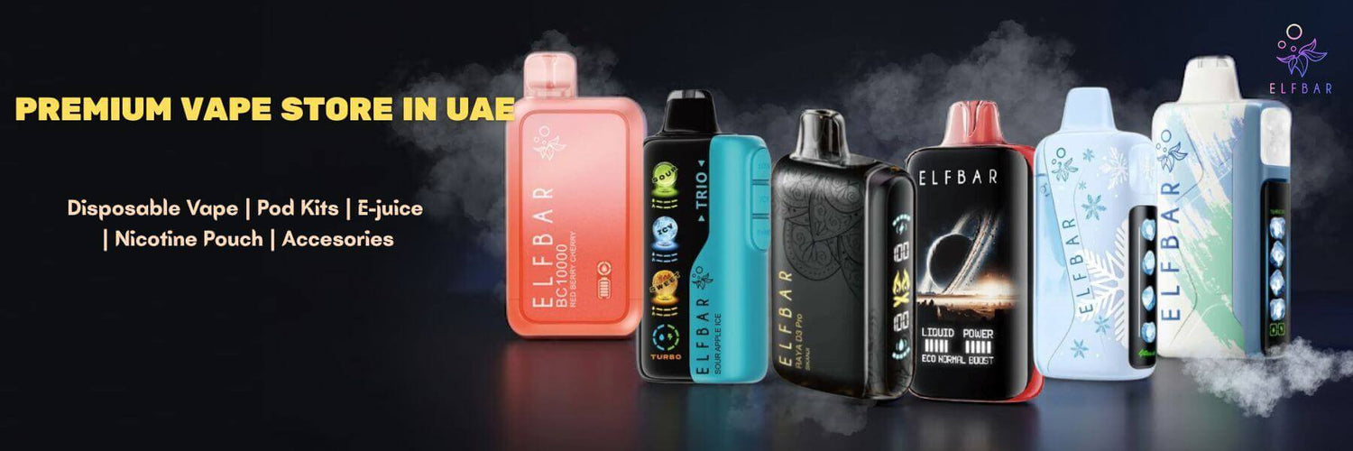 Main homepage Banner for Dubai Vape King Websites in UAE