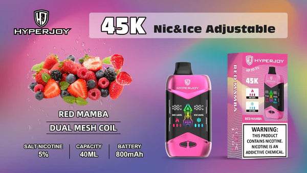 Hyperjoy 45K Disposable Vape – 45,000 Puffs (5%) - Vape King
