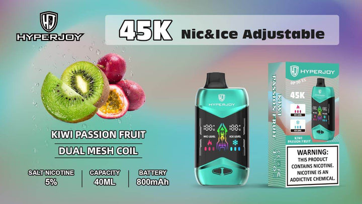 Hyperjoy 45K Disposable Vape – 45,000 Puffs (5%) - Vape King