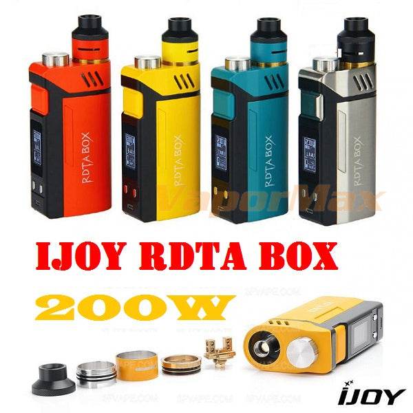 iJoy RDTA Box Kit – 200W Built-in Tank Vape Mod - Vape King