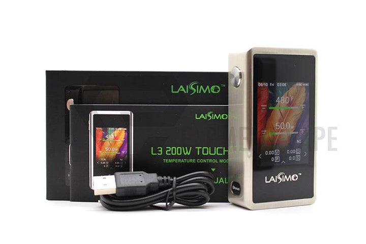 Laisimo L1 200W Bluetooth Touchscreen TC Box Mod - Vape King