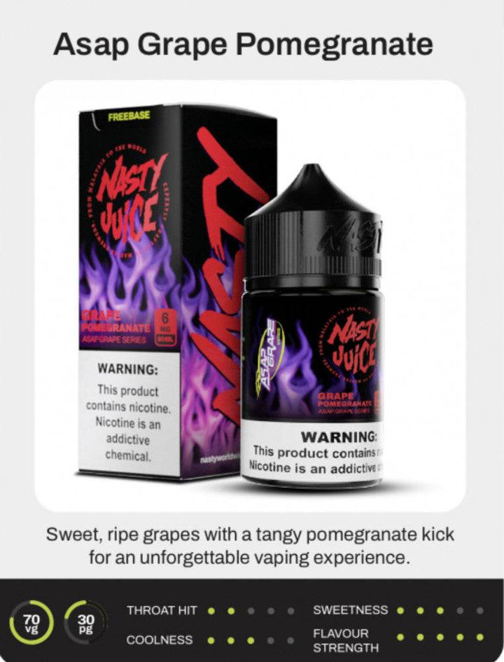 Nasty Ice E-Juice – Salt Nic 30ml (20mg / 35mg / 50mg) & Freebase 60ml (6mg) - Vape King