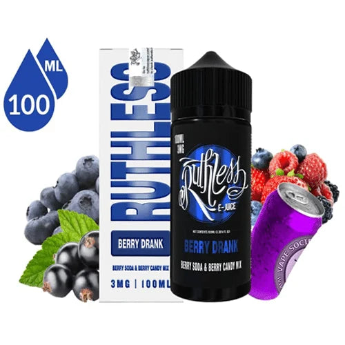 RUTHLESS E-juice 100ml/ 3mg RUTHLESS JUICE