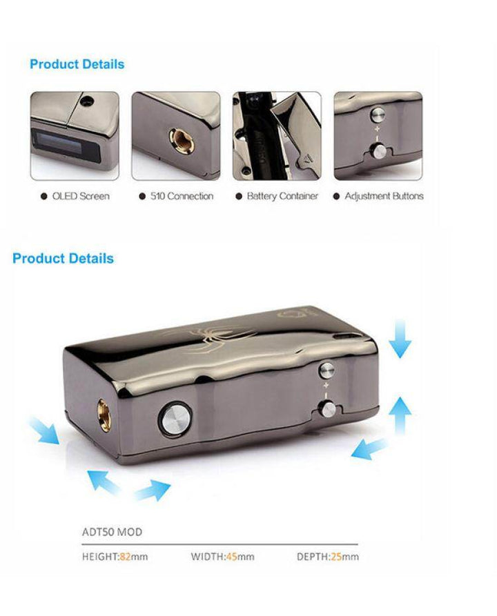 Arctic Dolphin ADT50 – 50W Temperature Control Mod - Vape King