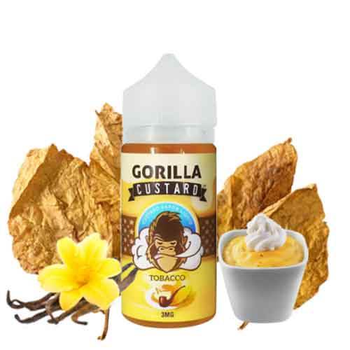 Gorilla Custard E-Juice – 3mg (60ml / 100ml) - Vape King