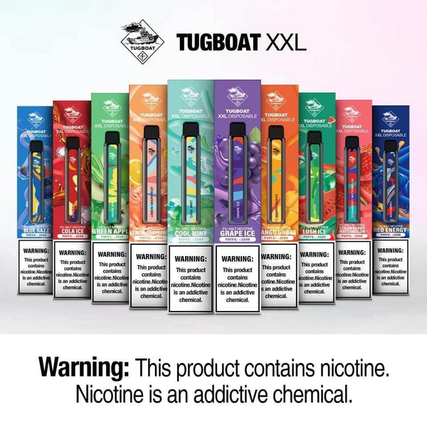 TUGBOAT XXL Disposable Vape – 2500 Puffs (5% Nicotine) - Vape King