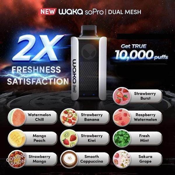 RELX WAKA SoPro 10000 Puffs Disposable Device - Vape King