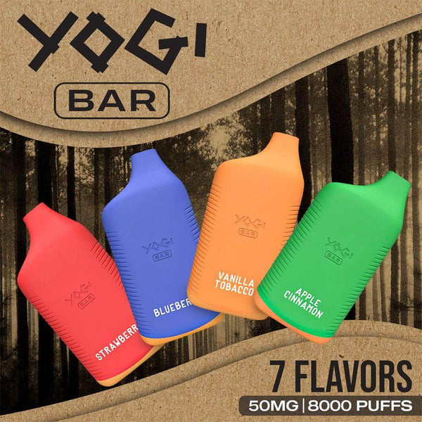 YOGI BAR 8000 PUFFS DISPOSABLE DEVICE - Vape King