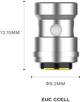 ECO UNIVERSAL COILS - EUC CCELL - Dubai Vape King