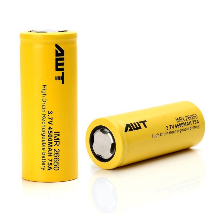 SINGLE (Authentic) AWT 26650 4500mAh 75A - Dubai Vape King