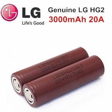 SINGLE (Authentic) LG HG2 3000mAh 20A - Dubai Vape King