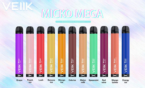 Veiik Micko Mega 800 Puffs Disposable - Dubai Vape King